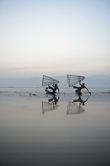 Image showing ASIA MYANMAR INLE LAKE