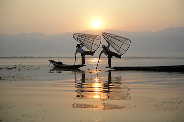 Image showing ASIA MYANMAR INLE LAKE