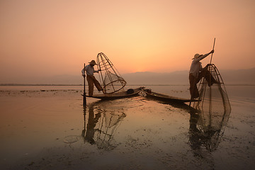 Image showing ASIA MYANMAR INLE LAKE