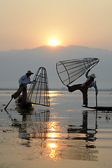 Image showing ASIA MYANMAR INLE LAKE