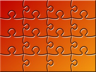 Image showing red puzzle