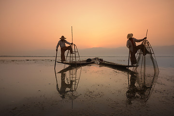 Image showing ASIA MYANMAR INLE LAKE