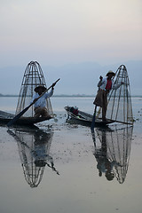 Image showing ASIA MYANMAR INLE LAKE