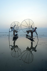 Image showing ASIA MYANMAR INLE LAKE