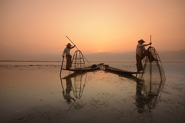 Image showing ASIA MYANMAR INLE LAKE