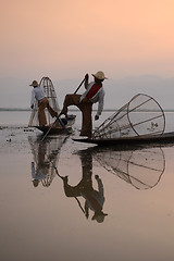 Image showing ASIA MYANMAR INLE LAKE