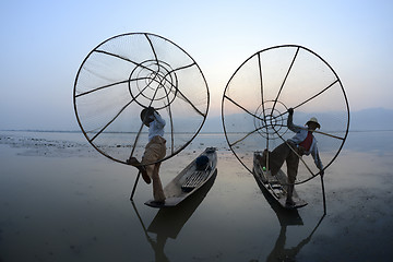 Image showing ASIA MYANMAR INLE LAKE