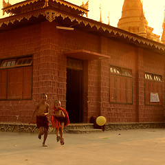 Image showing ASIA MYANMAR NYAUNGSHWE SOCCER FOOTBALL