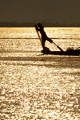 Image showing ASIA MYANMAR INLE LAKE