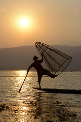 Image showing ASIA MYANMAR INLE LAKE