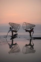 Image showing ASIA MYANMAR INLE LAKE