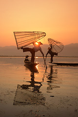 Image showing ASIA MYANMAR INLE LAKE