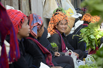 Image showing ASIA MYANMAR NYAUNGSHWE  MARKET