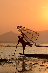 Image showing ASIA MYANMAR INLE LAKE