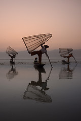 Image showing ASIA MYANMAR INLE LAKE