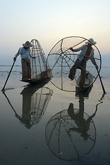 Image showing ASIA MYANMAR INLE LAKE