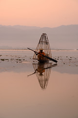 Image showing ASIA MYANMAR INLE LAKE