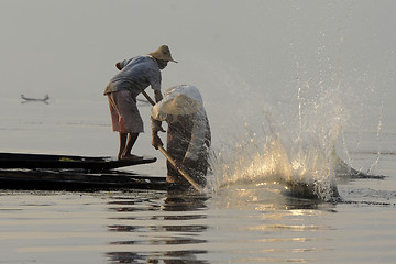 Image showing ASIA MYANMAR INLE LAKE