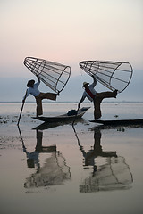 Image showing ASIA MYANMAR INLE LAKE