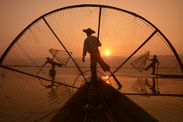 Image showing ASIA MYANMAR INLE LAKE