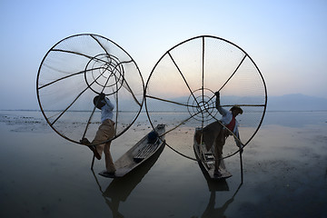 Image showing ASIA MYANMAR INLE LAKE