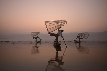 Image showing ASIA MYANMAR INLE LAKE