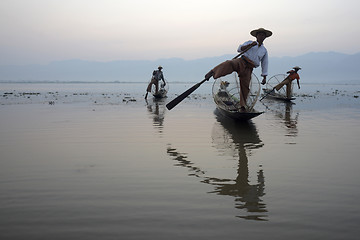 Image showing ASIA MYANMAR INLE LAKE