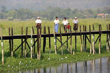 Image showing ASIA MYANMAR NYAUNGSHWE FLOATING GARDENS