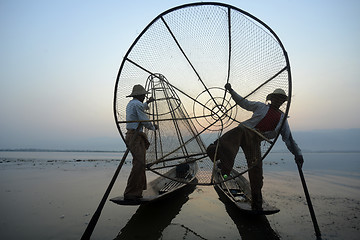 Image showing ASIA MYANMAR INLE LAKE