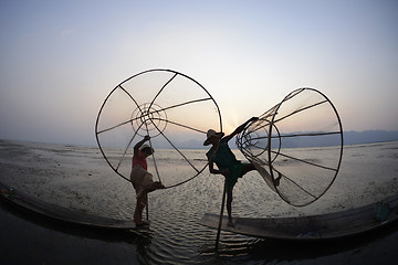 Image showing ASIA MYANMAR INLE LAKE