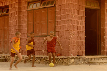 Image showing ASIA MYANMAR NYAUNGSHWE SOCCER FOOTBALL