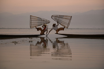 Image showing ASIA MYANMAR INLE LAKE