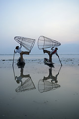 Image showing ASIA MYANMAR INLE LAKE