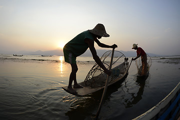 Image showing ASIA MYANMAR INLE LAKE