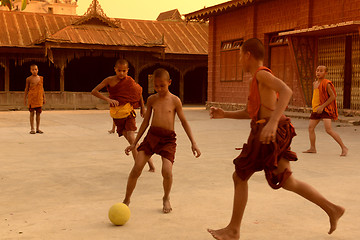 Image showing ASIA MYANMAR NYAUNGSHWE SOCCER FOOTBALL