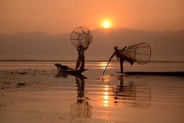 Image showing ASIA MYANMAR INLE LAKE