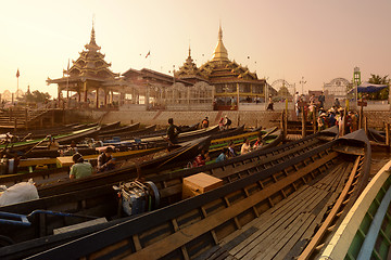 Image showing ASIA MYANMAR NYAUNGSHWE INLE LAKE