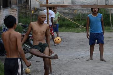 Image showing ASIA MYANMAR NYAUNGSHWE SPORT