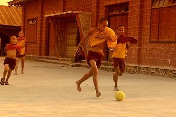 Image showing ASIA MYANMAR NYAUNGSHWE SOCCER FOOTBALL