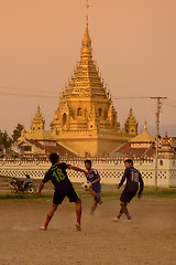 Image showing ASIA MYANMAR NYAUNGSHWE SOCCER FOOTBALL