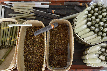 Image showing ASIA MYANMAR NYAUNGSHWE TABACCO FACTORY