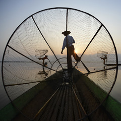 Image showing ASIA MYANMAR INLE LAKE