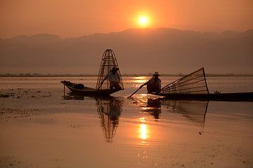 Image showing ASIA MYANMAR INLE LAKE