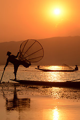 Image showing ASIA MYANMAR INLE LAKE