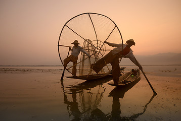 Image showing ASIA MYANMAR INLE LAKE