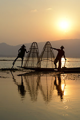 Image showing ASIA MYANMAR INLE LAKE