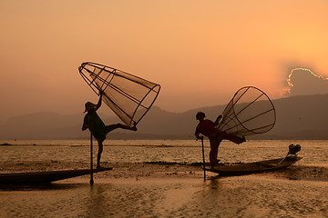 Image showing ASIA MYANMAR INLE LAKE