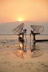 Image showing ASIA MYANMAR INLE LAKE