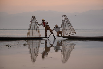 Image showing ASIA MYANMAR INLE LAKE