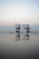 Image showing ASIA MYANMAR INLE LAKE